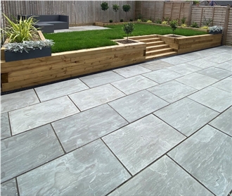 Kandla Grey Sandstone Patio Pavers