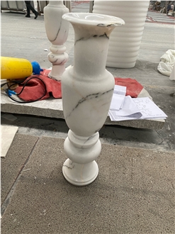 Fragrant Snow Plum Marble Interior Vase