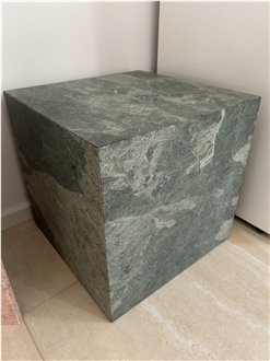 Wiz Green Marble Cubes Side Table