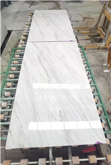 High Quality White Volakas Marble Slabs (Factory Outlet)