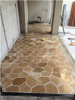 Beige Slate Flagstone Pavers