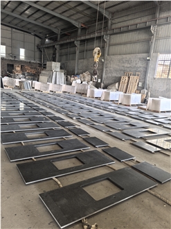Black Pearl Granite Pre-Fabricated Countertops