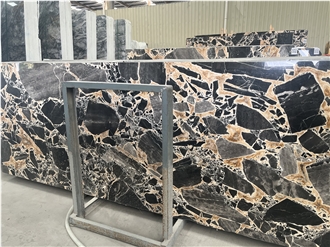 Bvlgari Gold Natural Marble Slabs