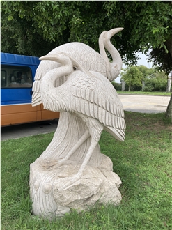 G682 Granite Crane Sculpture