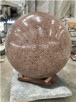 Maple Red  Floating Sphere Fountain