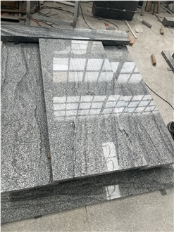 Poland Euro Style Wiscount White Granite Tombstone