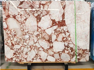 Calacatta Red Marble Slabs – Rare Luxury Stone