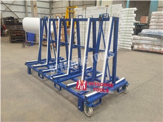 Steel A-Frame Transport Rack With Wheels DA Type