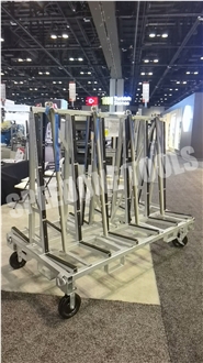 Transport A-Frame Rack D-Type For Stone Slabs Glass Sheets