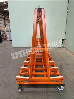 Type B Stone Slab Transport A-Frame Rack With Fork Holes