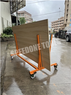 V-Shaped Cart For Storing Or Transporting Stone Slabs