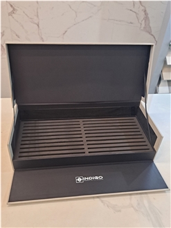 Dual - Layered Slot Storage Box