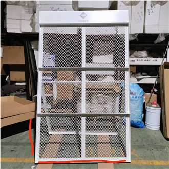 Metal Mesh Hole - Board Display Rack With Multiple Layers