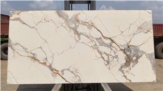 Calacatta Gold Printed Quartz Slabs