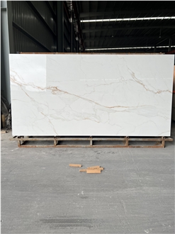 Boutique Calacatta Gold Sintered Stone Slabs Tiles