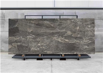 China Brow  Sintered Stone Slabs Glossy Solid Surface