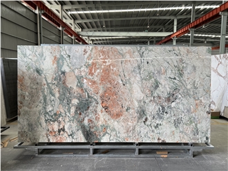 New Four Seasons Powder Green Sintered Stone Slabs