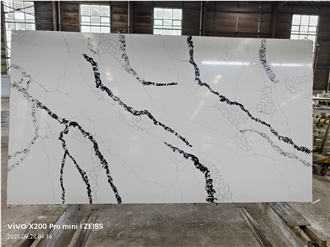 Quartz Slab Artificial Stone Slabs Hot Sale Pattern Q017