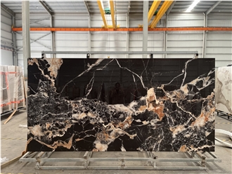 Ankara Black Gold Sintered Stone Slabs