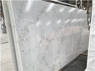 Calacatta Quartz Surfaces Multicolor Veins Quartz Slabs