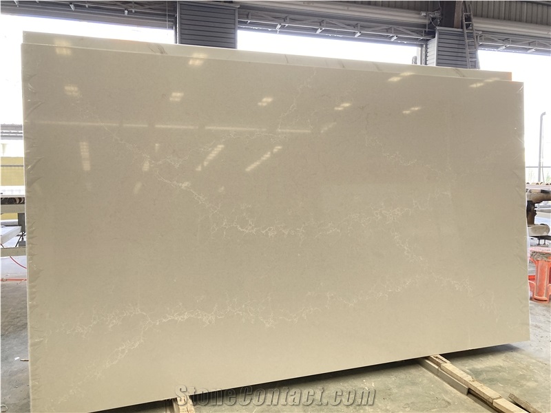 Engineered Calacatta Quartz Slabs Jade Design