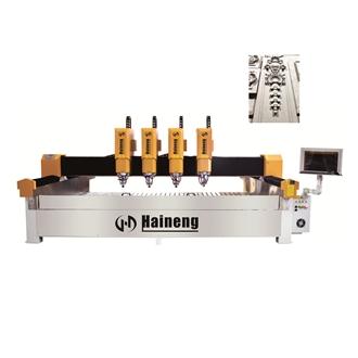 Four Head Stone Engraving Machine With Rotary Table