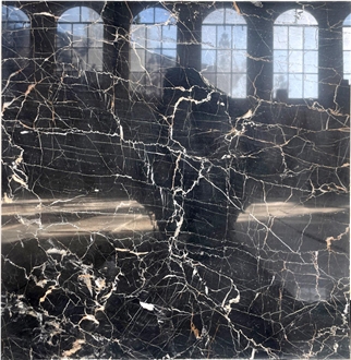 Herat Golden Black Marble Slabs