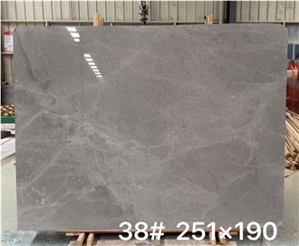 Marino Grey Marble Slabs, Silver Gray Stone Home Tile