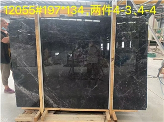 New Hermes Ash Marble Slabs Emperador Fume Grey