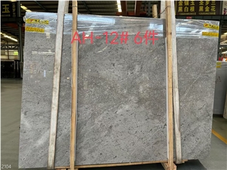 Silver Shadow Marble Slabs, Polished