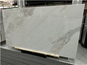 Namibia Aus White Polished Marble Slabs