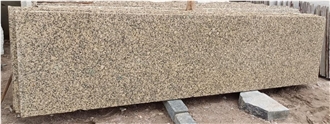 Crystal Yellow Granite Polished Slab Tiles