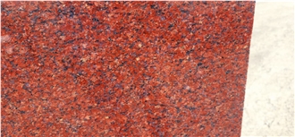 Jhansi Red Granite Polished Tile Slabs