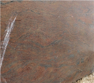 Red Multi Rough Granite Blocks