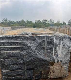 Royal Black Granite Rough Blocks