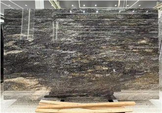 Hard Brazil Platinum Black Diamond Granite Slabs