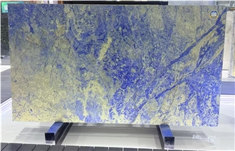 Bolivian Blue Sodalite Luxury Stone Slabs