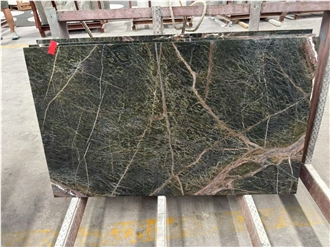 Rainforest Green Marble Slabs