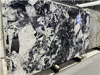 Brazil Bulgari Black Natural Quartzite Slabs