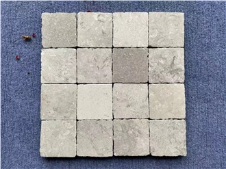 Champagne Gray Limestone  Cube Stone