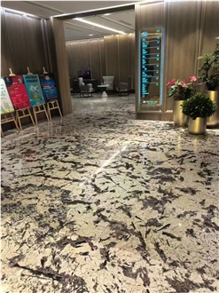 Brazil Tourmaline Granite Slabs Interior Floor Tile