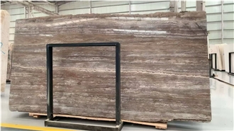 Iran Persian Silver Grey Travertine Slabs