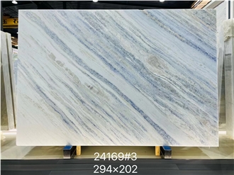 Blue Sky Jade Marble Slabs For High-End Decoration