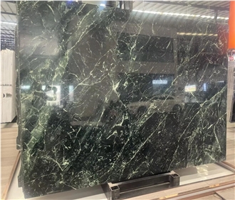 Cat's Eye Green Marble Slabs For Home Decoration