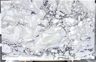Dover White Marble Slabs For Interior Design