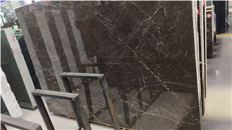 Gold Inlaid With Jade Marble Slabs For Home Decoration