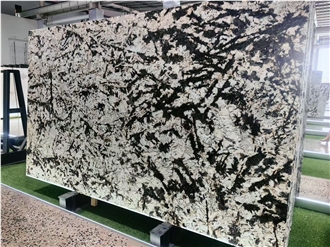 Golden Peacock Granite Slabs / Splendor White Granite