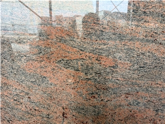 Multicolor Red Granite Slabs For Home Decoration