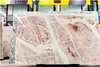 Pink Picasso Marble Slabs