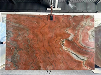 Revolution Wave Quartzite Slabs For High-End Decoration